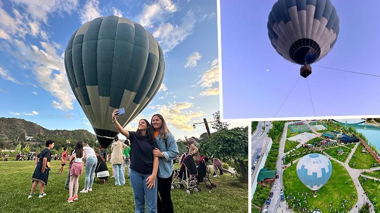 Tuncelide bir ilk: Sıcak hava balonu turizmi başladı