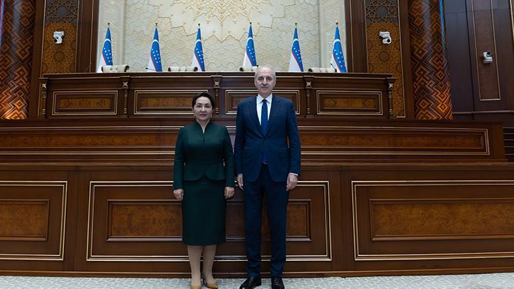 TBMM Başkanı Numan Kurtulmuş, Özbekistan Ali Meclisi Senato Başkanı Narbayeva ile görüştü
