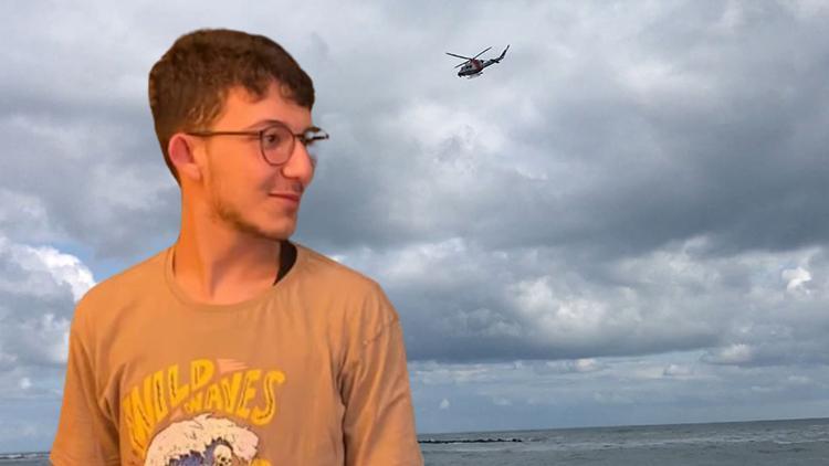 Denizde kaybolan üniversite öğrencisini arama çalışmaları devam ediyor