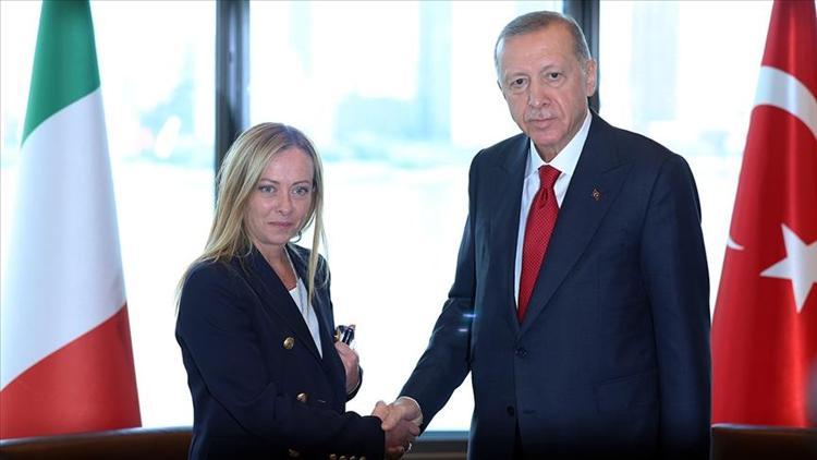 Cumhurbaşkanı Erdoğandan İtalya Başbakanı Meloniye Filistin Devletini tanıma çağrısı