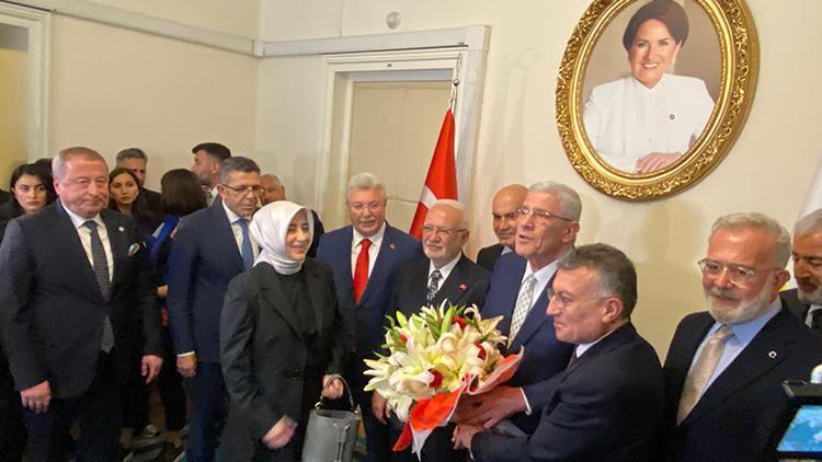 AK Parti grubu, İYİ Parti lideri Dervişoğlu ile bir araya geldi