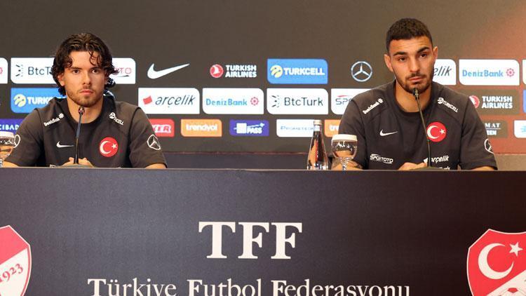 Milli futbolcular Kaan Ayhan ve Ferdi Kadıoğlundan EURO 2024 açıklaması