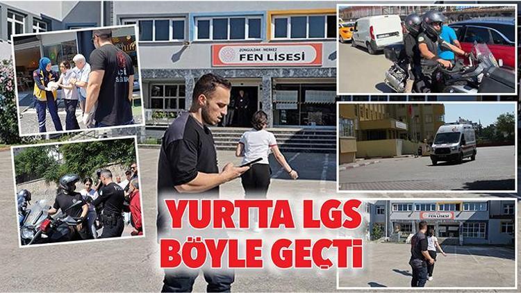 Yurtta LGS böyle geçti