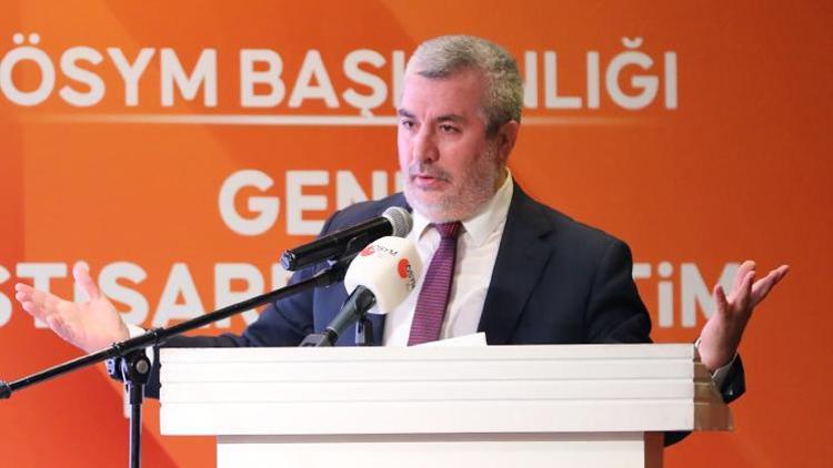 ÖSYM Başkanı Ersoy: YKS tedbirleri alındı