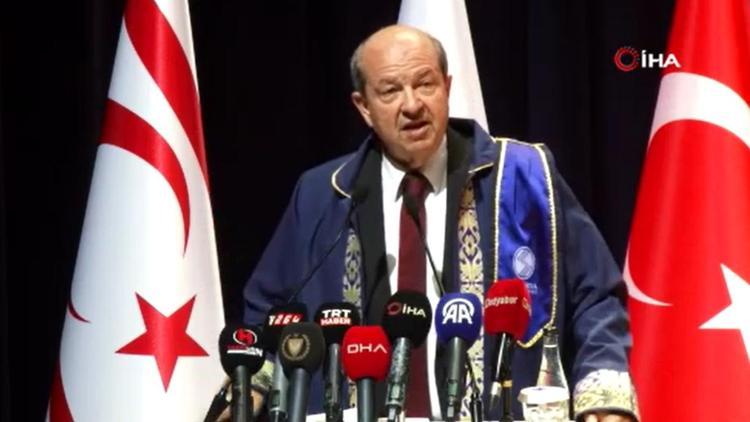 KKTC Cumhurbaşkanı Tatar: Zannetmeyiniz ki Kıbrıs Türkleri yalnızdır