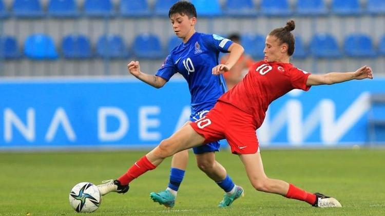 A Milli Kadın Futbol Takımı, Azerbaycana 1-0 kaybetti