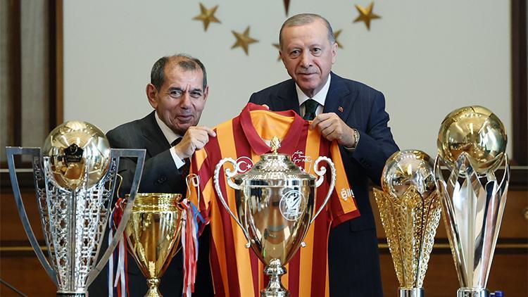 Cumhurbaşkanı Erdoğan, Galatasarayı kabul etti