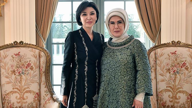 Emine Erdoğan, Ziroat Mirziyoyeva ile bir araya geldi