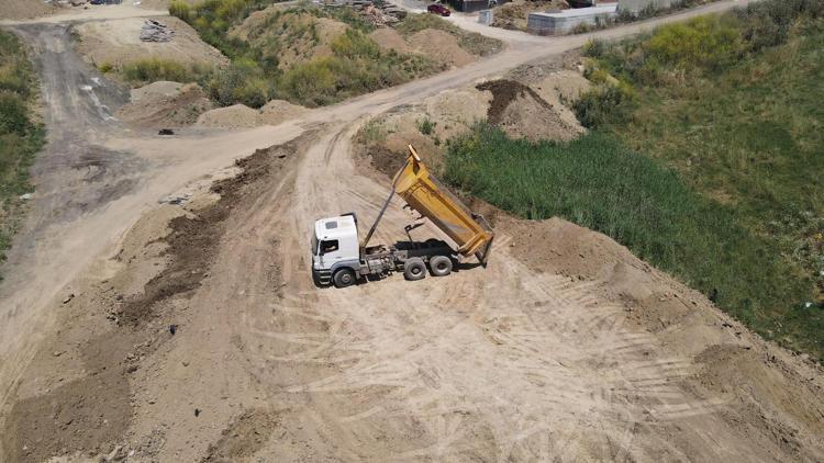 Süleymanpaşada kaçak hafriyat dökenler dronla takip ediliyor