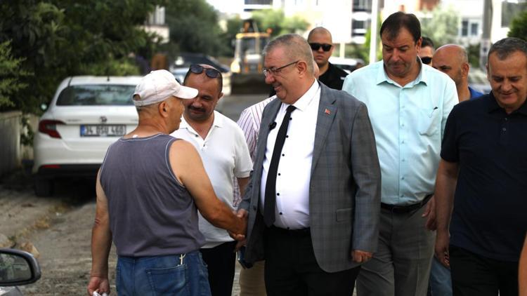 Başkan Ertaş, çalışmaları yerinde takip ediyor