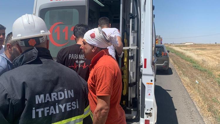 Mardin’de TIR ile çarpışan cipin sürücüsü yaralandı