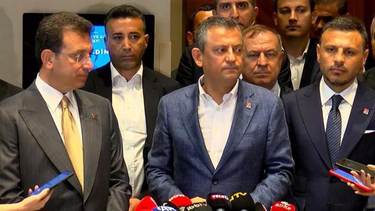 CHP lideri Özel: Kimseyle bir tartışmamız, gerginliğimiz yok