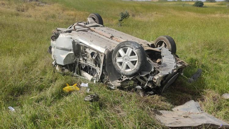 Ankarada takla atıp tarlaya savrulan otomobilin sürücüsü öldü