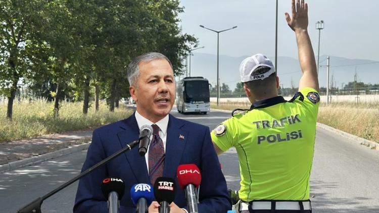 Bakan Yerlikayadan trafik tedbiri açıklaması: 66 bin 92 personel görevlendirildi