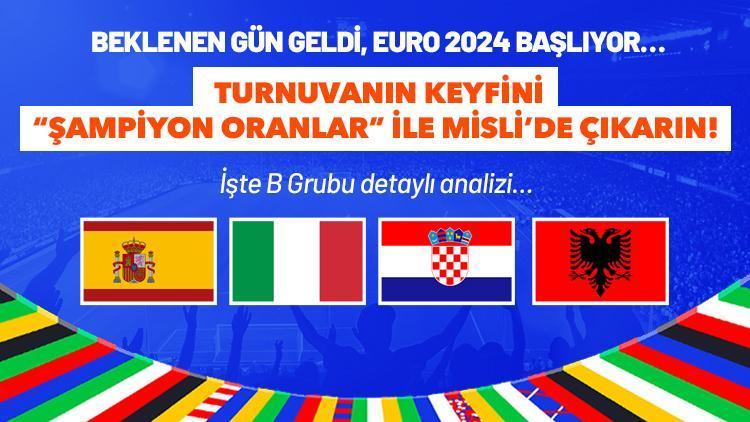 EURO 2024 B Grubu detaylı analizi, turnuvaya özel oyunlar ve çok daha fazlası burada Heyecanı Şampiyon Oran’la Misli’de Yaşa...