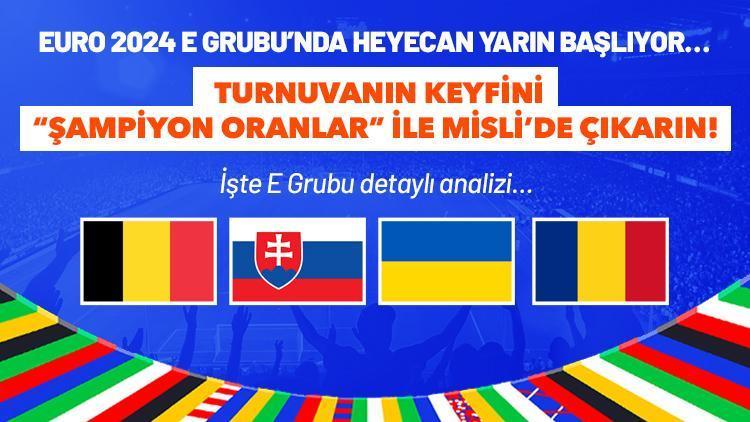 EURO 2024 E Grubu detaylı analizi, turnuvaya özel oyunlar ve çok daha fazlası burada Heyecanı Şampiyon Oran’la Misli’de Yaşa...