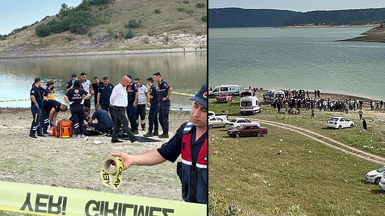 Serinlemek için baraj gölüne giren 2si kardeş 3 kişi, boğuldu