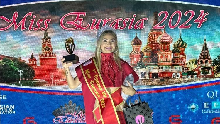 Miss Eurasia Güzellik Yarışmasında 3üncü Oldu