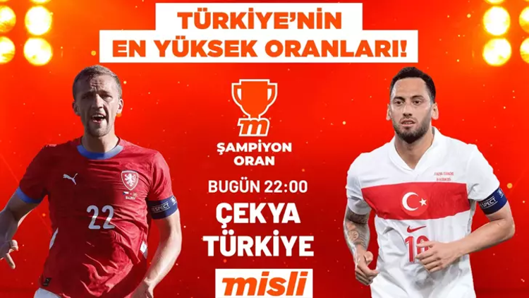 A Milli Takımımızın Çekya maçına Türkiyenin en yüksek iddaa oranları Mislide