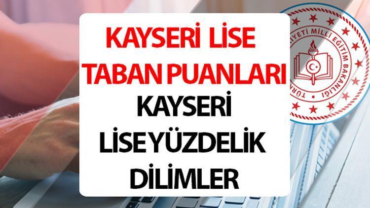 Kayseri Lise Taban Puanları 2024 Yüzdelik Dilimleri: Kayseri Anadolu, Fen, İmam Hatip Lisesi taban puanları ve yüzdelik dilim bilgileri