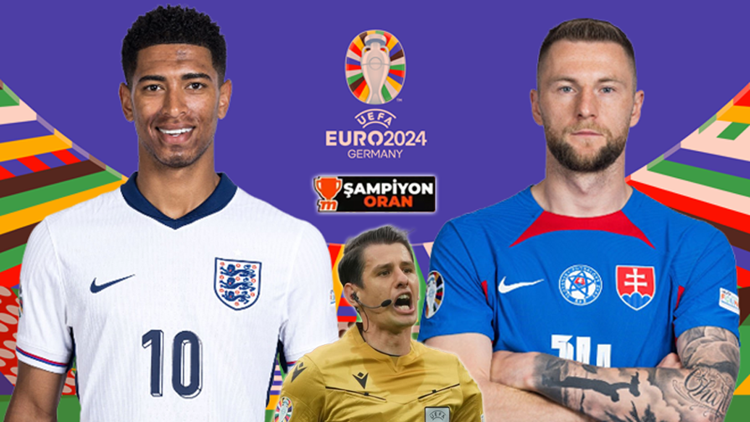 Halil Umut Melerin yöneteceği İngiltere-Slovakya maçında dikkat çeken istatistik EURO 2024 iddaa oranları...