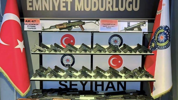 Adana’da 58 ruhsatsız silah ele geçirildi; 9 tutuklama
