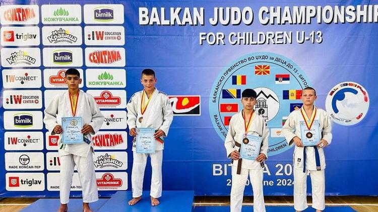 Minikler Balkan Judo Şampiyonu Ece Bostan oldu