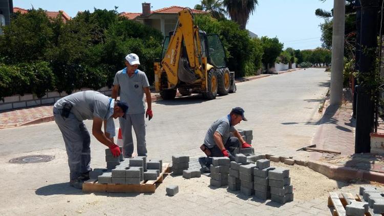 Kemerde altyapı çalışmaları