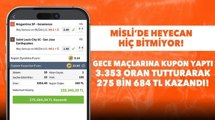 Gece maçlarına iddaa kuponu yaptı, 275 bin 684 TL kazandı