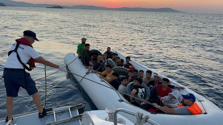 Bodrum’da 33 kaçak göçmen yakalandı, 78 kaçak göçmen kurtarıldı