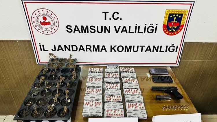 Samsunda uyuşturucu madde ticareti yapan 2 kişi gözaltına alındı