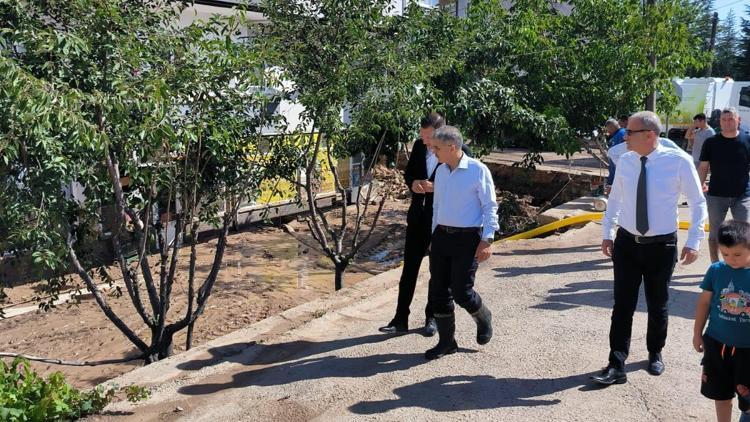 Vali Çelik, Bor ilçesinde incelemelerde bulundu