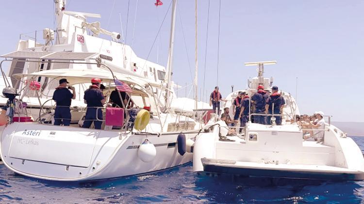 ABD bayraklı tekneden FETÖ çıktı