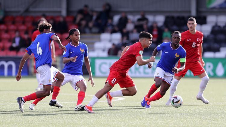 U19 Milli Futbol Takımı, Fransaya kaybetti