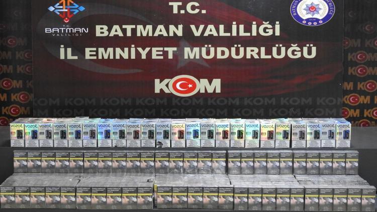 Batman’da kaçakçılık operasyonunda 2 gözaltı