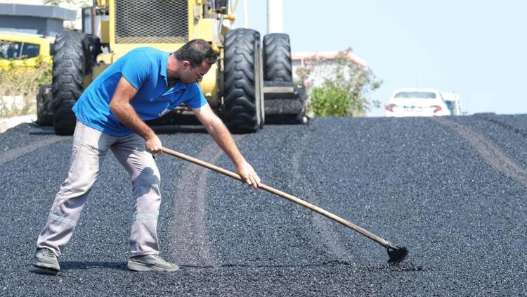 Bodrumda toplam 46 bin 335 ton asfalt serimi yapıldı