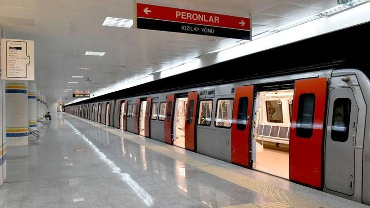 Son dakika haberi... Ankarada metro seferleri durdu