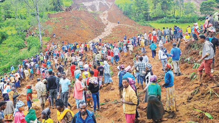 Etiyopya’da heyelan faciası: 229 ölü