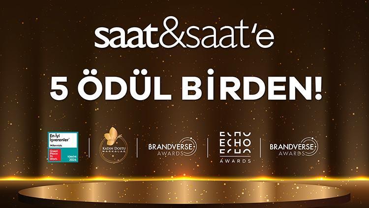 Saat&Saat yılın ilk yarısında 5 farklı ödülün sahibi oldu