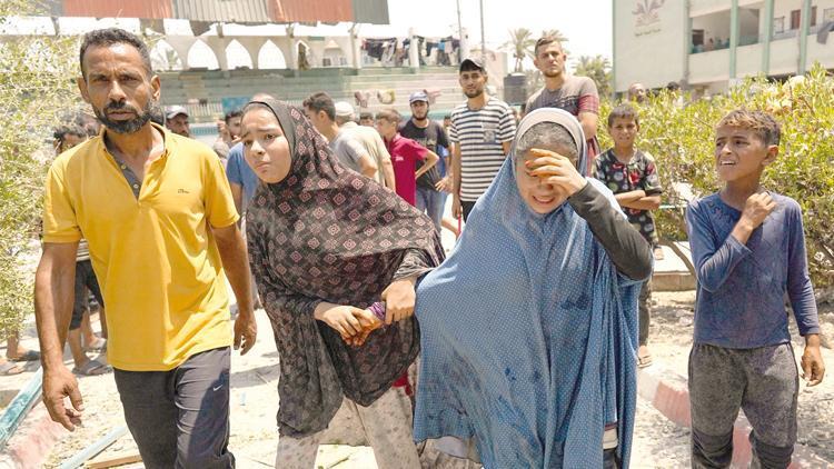 Gazze’de bitmeyen zulüm... Yine okulu vurdular: 30 Filistinli öldü