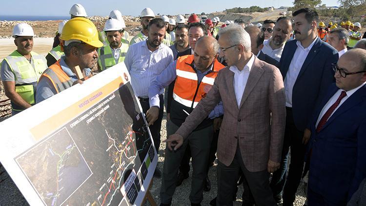 Bakan Uraloğlu merak edilen proje için tarih verdi... 2,5 saat süren yol 20 dakikaya düşecek