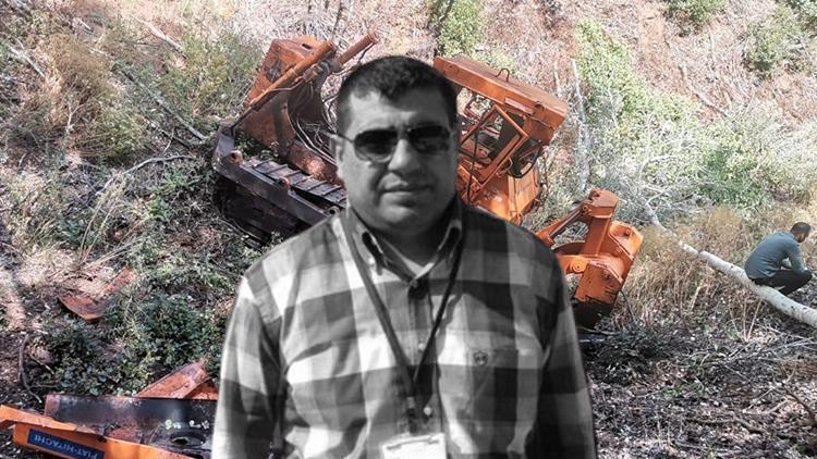 Orman yangınında yolu açan dozer devrildi, operatör yaşamını yitirdi