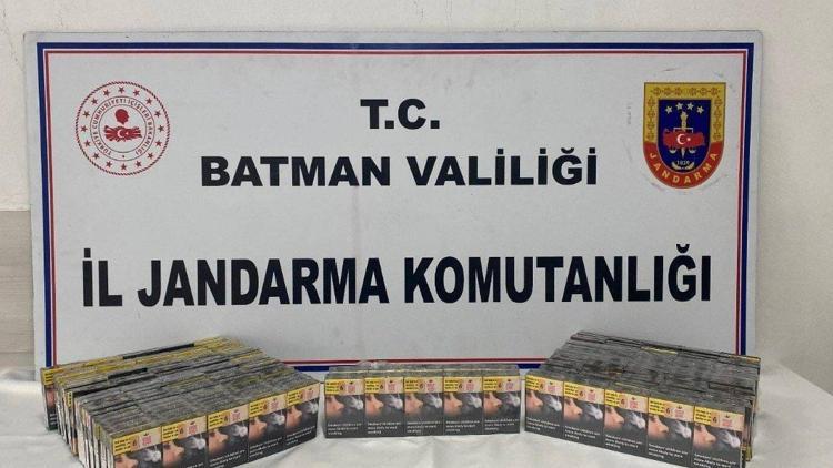 Batman’da 712 paket kaçak sigara ele geçirildi