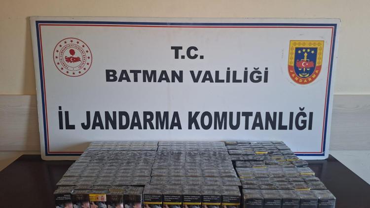 Batmanda 250 paket kaçak sigara ele geçirildi