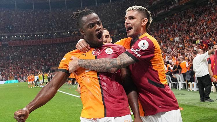 Michy Batshuayi, Fenerbahçede bıraktığı yerden Galatasarayda devam ediyor Yine oyuna girip golünü attı