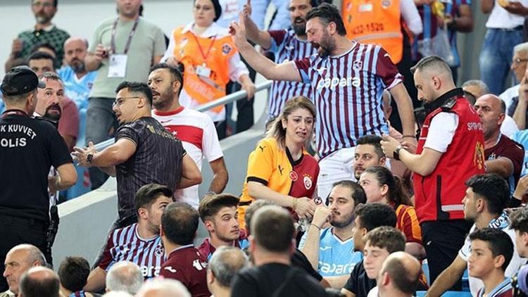 Trabzonspordan Galatasaray formalı iki kadın taraftara yapılanlara tepki: Tasvip etmiyoruz