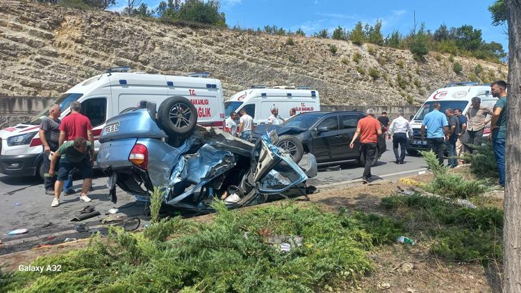 Otomobil ile cip çarpıştı: 1 ölü, 2si çocuk 3 yaralı