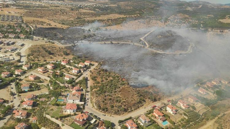 İzmirde orman yangını