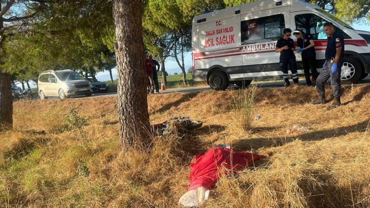 Bursa’da ağaca çarpan motosikletin sürücüsü öldü