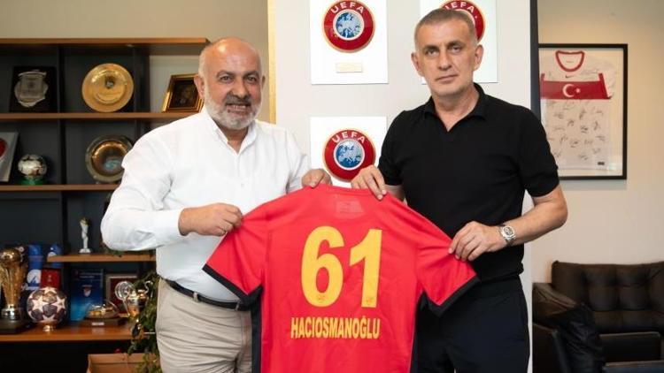 Kayserispor Başkanı Ali Çamlı’dan TFF Başkanı Hacıosmanoğluna ziyaret